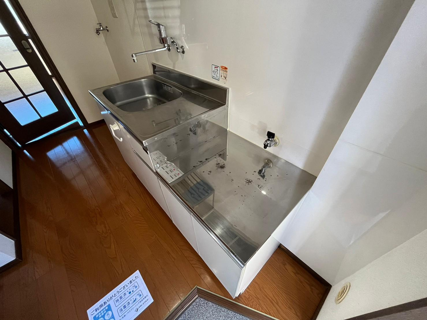 川崎市多摩区登戸の賃貸マンションのキッチン