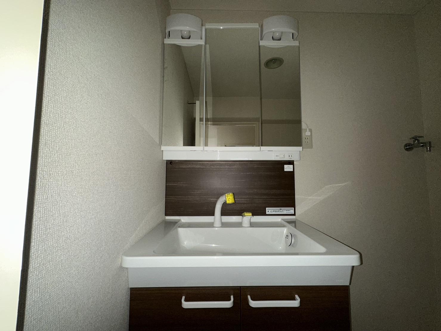 川崎市多摩区菅３丁目の賃貸マンションの洗面所