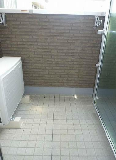 アコルデサンセイ宿河原のバルコニー