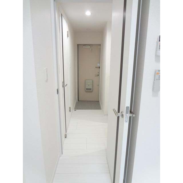 ウェルコーポ宿河原の玄関