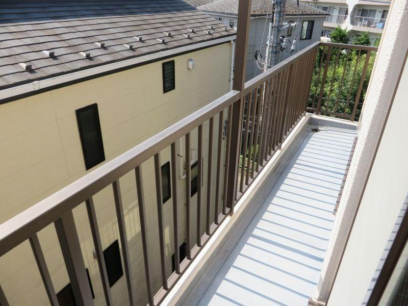 川崎市多摩区登戸の賃貸マンションのバルコニー