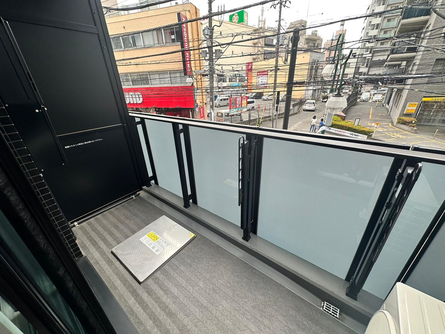 川崎市多摩区登戸の賃貸マンションのバルコニー