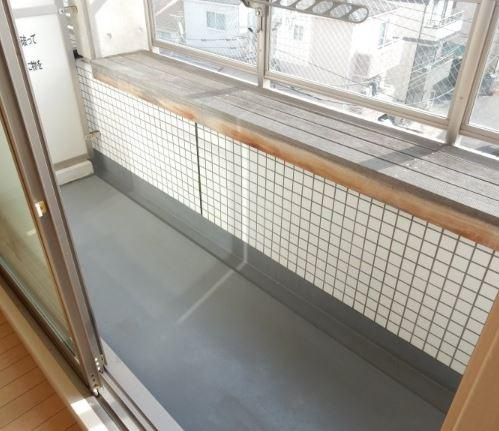 コンフォート中野島のバルコニー