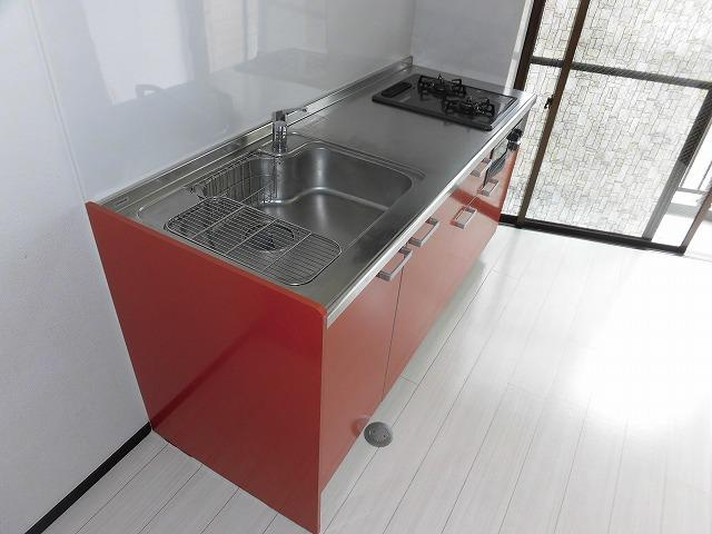 川崎市多摩区宿河原１丁目の賃貸マンションのキッチン