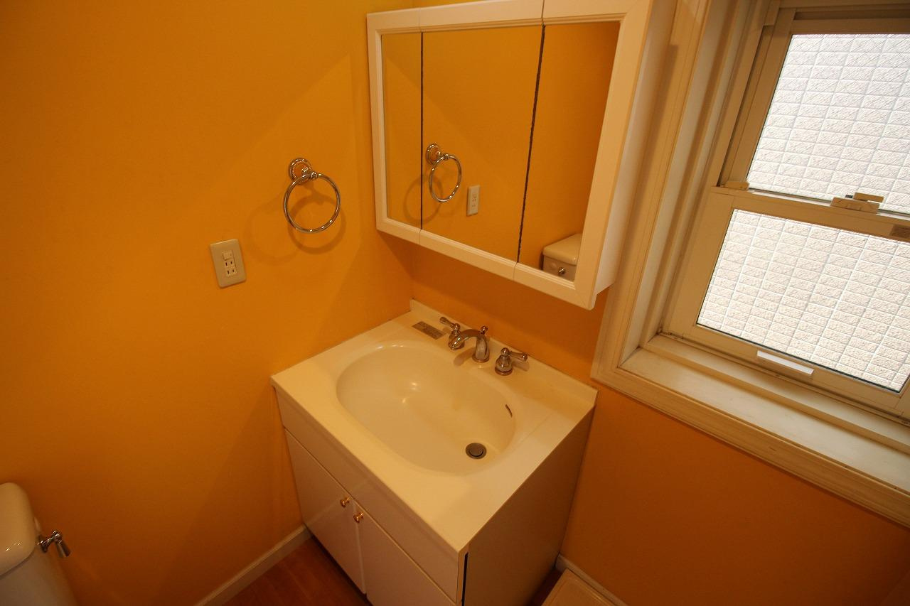 稲城市矢野口の賃貸マンションの洗面所