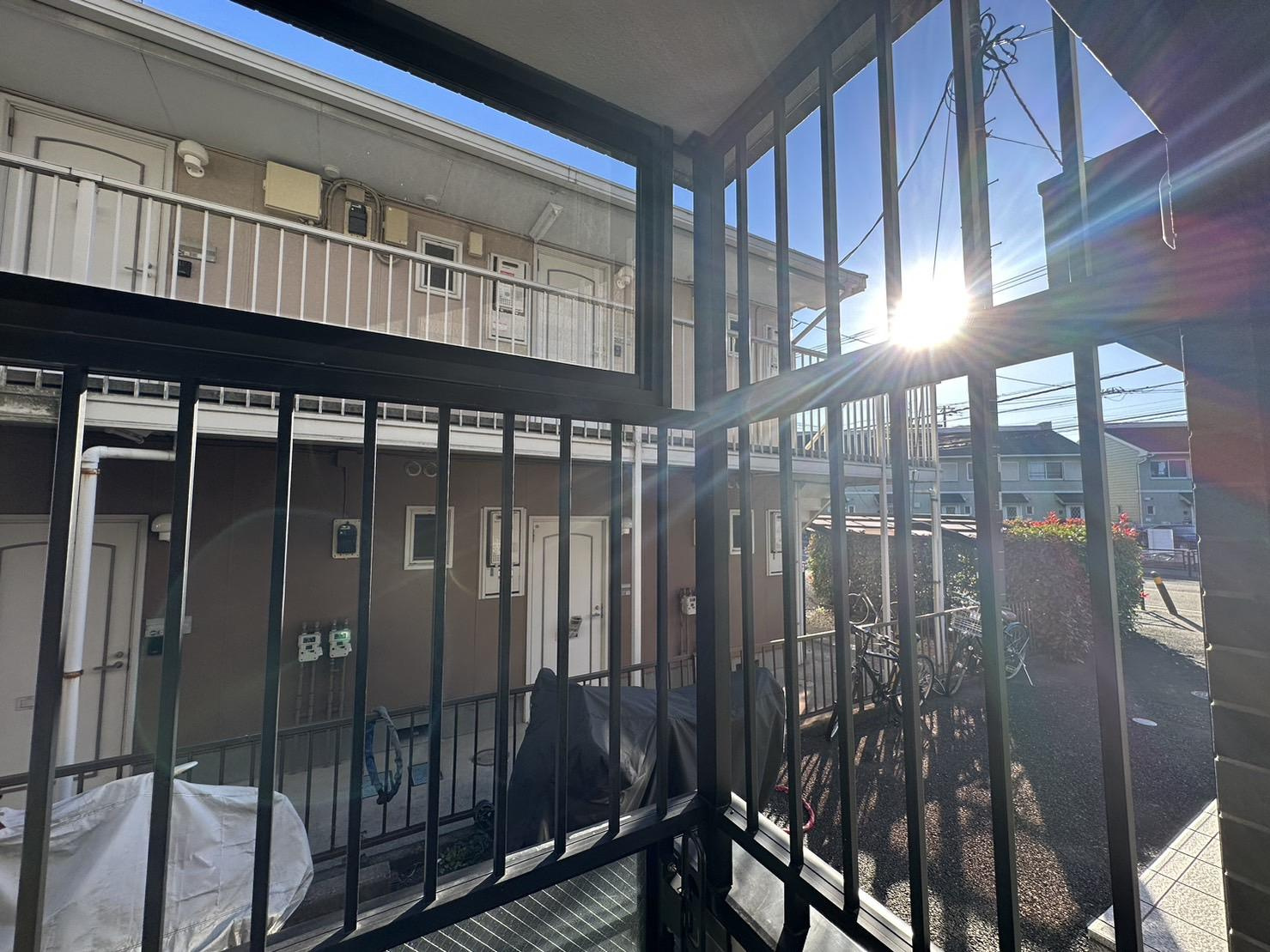 川崎市多摩区登戸新町の賃貸マンションのバルコニー