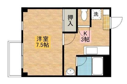 川崎市多摩区登戸新町の賃貸マンションの間取り