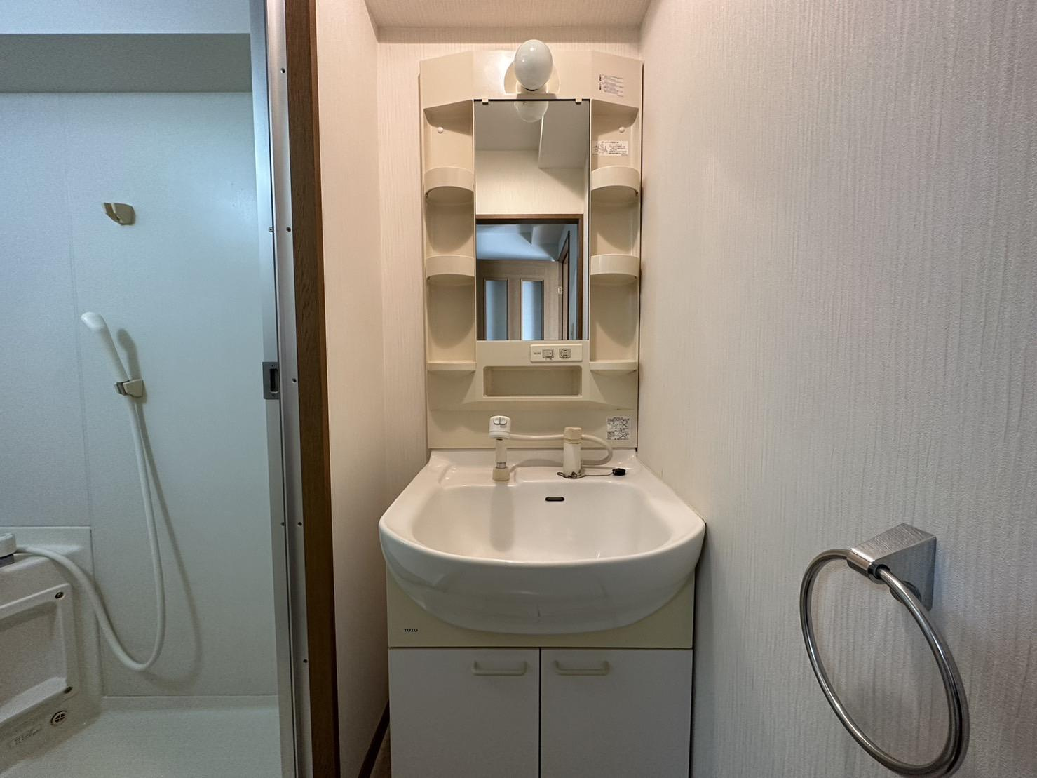 川崎市多摩区登戸新町の賃貸マンションの洗面所