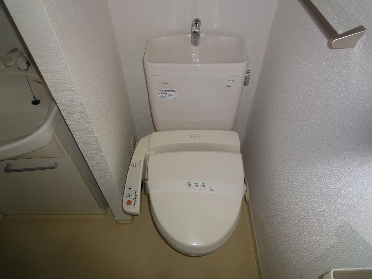 川崎市多摩区菅稲田堤１丁目の賃貸マンションのトイレ