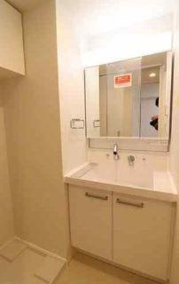 川崎市多摩区登戸の賃貸マンションの洗面所