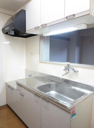 川崎市多摩区登戸の賃貸マンションのキッチン