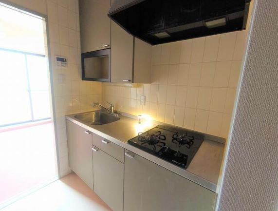 川崎市多摩区登戸の賃貸マンションのキッチン