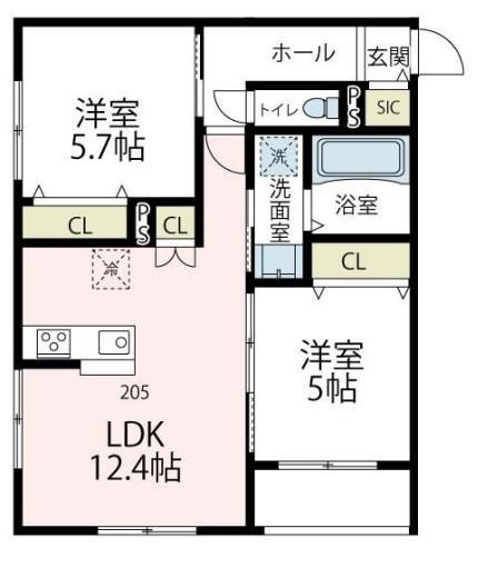 プレストサージュの間取り