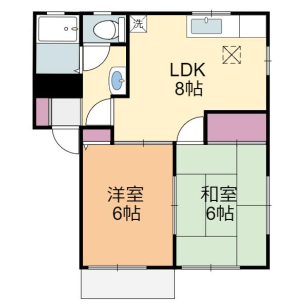 ピアガーデンBの間取り