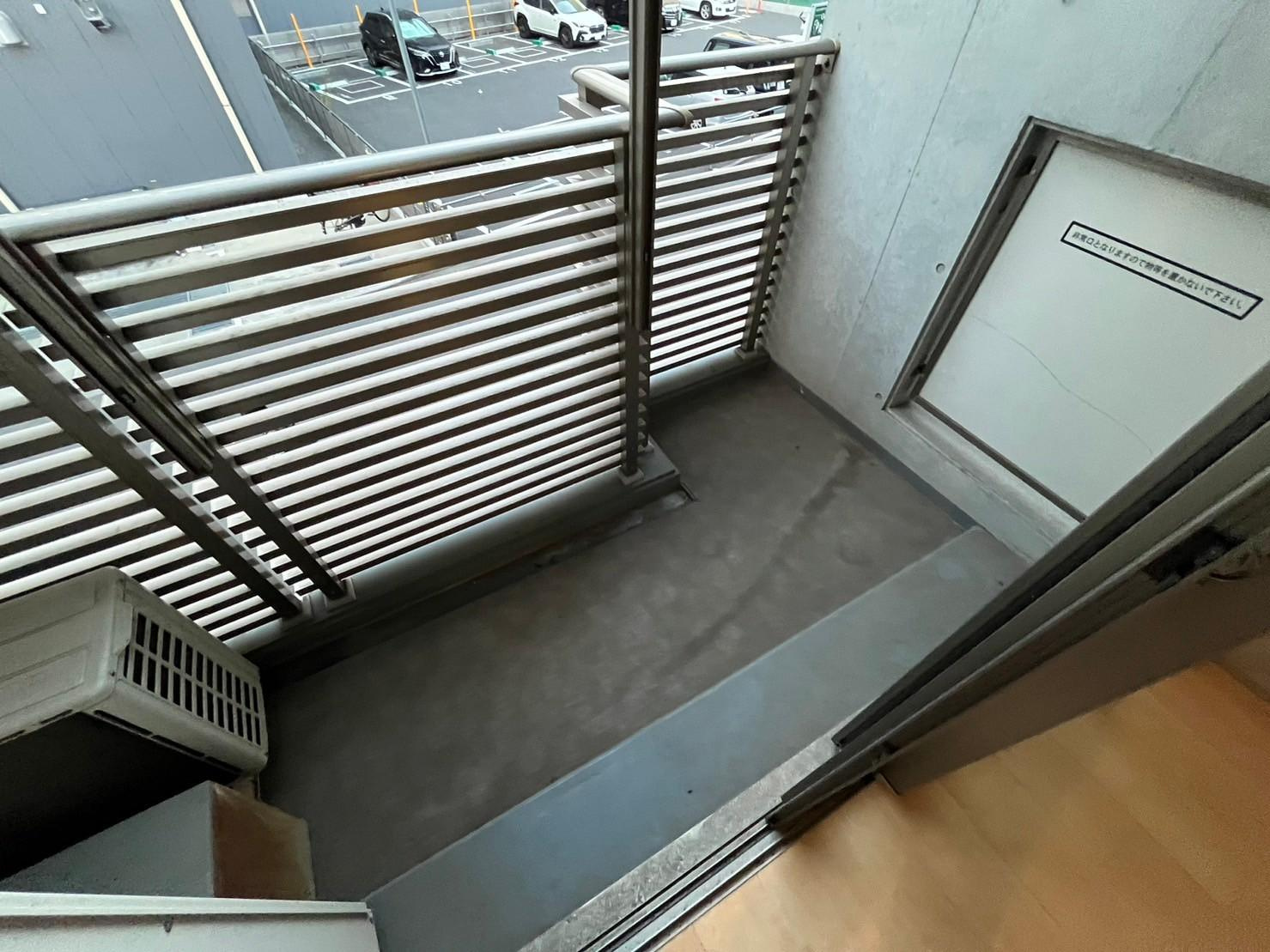 ティアラ向ヶ丘のバルコニー