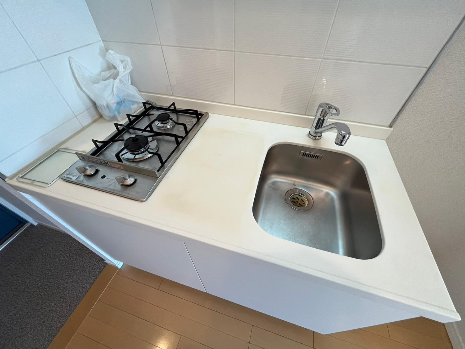 川崎市多摩区登戸新町の賃貸マンションのキッチン