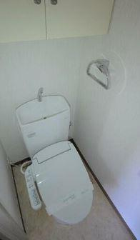 川崎市多摩区中野島５丁目の賃貸マンションのトイレ