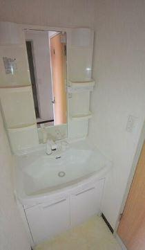 川崎市多摩区中野島５丁目の賃貸マンションの洗面所