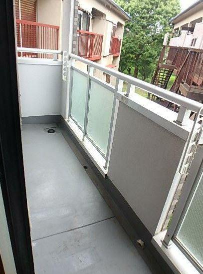 川崎市多摩区登戸の賃貸マンションのバルコニー