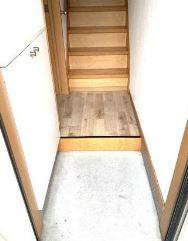 ブラウンコートの玄関