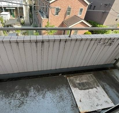 川崎市多摩区登戸新町の賃貸マンションのバルコニー