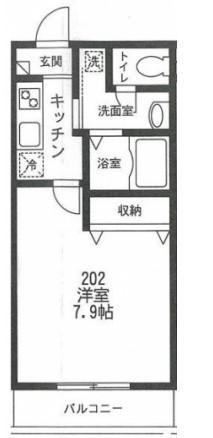 N・Kハイツの間取り