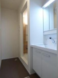 ウエルスHANAの洗面所