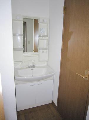 ハピネスBの洗面所