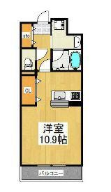 ガーデンビィラ六番館の間取り
