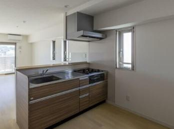 川崎市多摩区登戸の賃貸マンションのキッチン