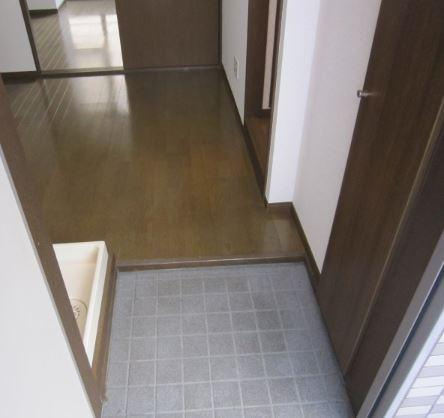 川崎市多摩区枡形２丁目の賃貸マンションの玄関