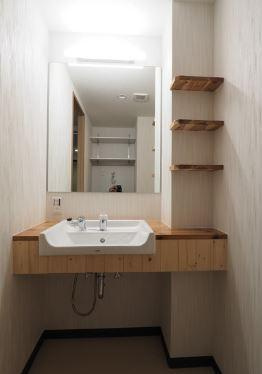 川崎市多摩区中野島４丁目の賃貸マンションの洗面所