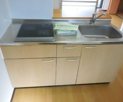 川崎市多摩区登戸新町の賃貸マンションのキッチン