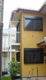 メイプル中野島のバルコニー