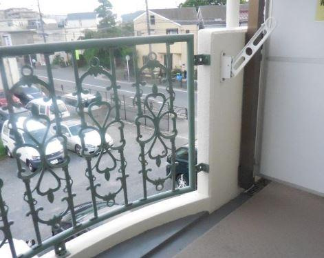 ソレアードマンションのバルコニー