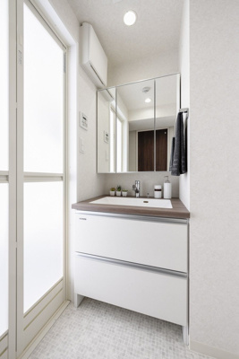 【洗面所】 | ネストピア薬院東 | 別号室の写真になります。現況優先。