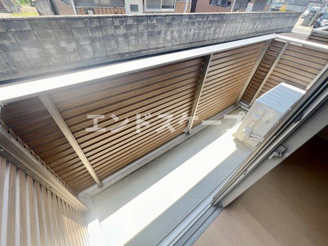 シャルールAのバルコニー|高崎、前橋、伊勢崎エリアのお部屋探しはエンドスケープまで！お客様の理想お聞かせ下さい♪