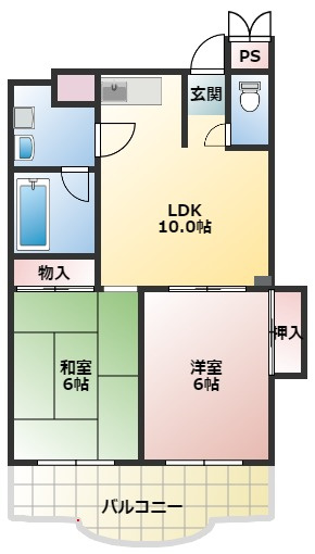 ロータリーマンション大日の間取り