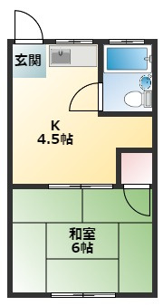 第二吉野ハイムの間取り