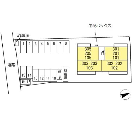 クロッカス千原台の区画図