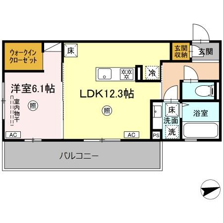 クロッカス千原台の間取り
