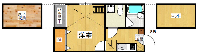 【間取り】 | ベネフィスタウン竹下Ⅰ　プライスホームなら仲介手数料０円！