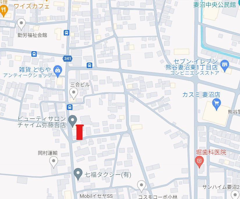 熊谷市弥藤吾　の地図|現地案内図