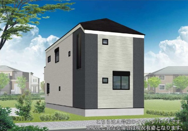 【横浜市旭区南希望が丘30-7新築戸建て】★仲介手数料無料★（善部小学校・南希望が丘中学校）の外観パース|建物完成イメージです