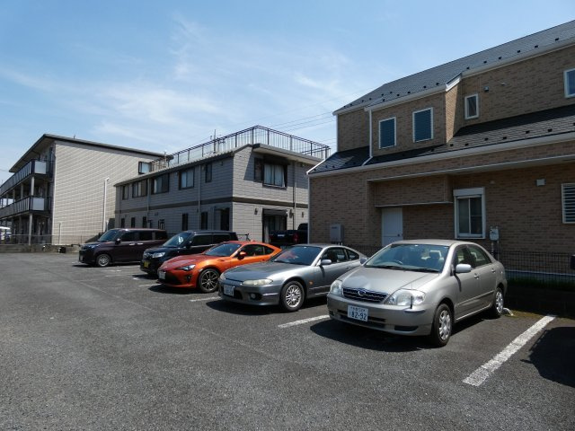 サンパレスFの駐車場