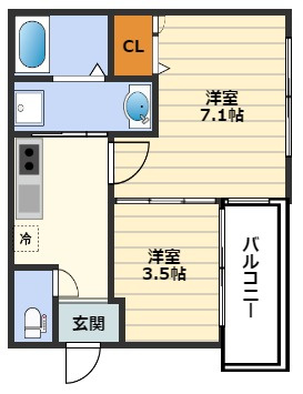 リトルフラワーの間取り