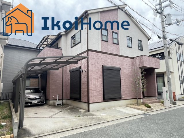 明石市大久保町大久保町　中古戸建　リフォ後引き渡しの外観|3台駐車が可能なお家です！2024年7月にリフォーム完成予定で、リフォーム後の引渡しになります！