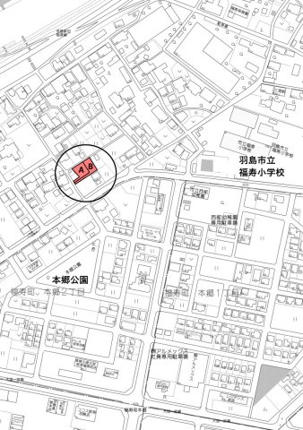 収益物件アパート（A棟）借家（B棟）福寿町本郷の地図