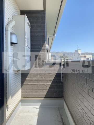 ドミソレイユⅢのバルコニー