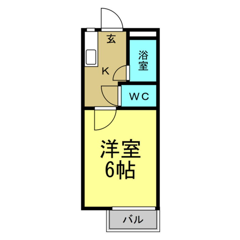奥田アパートメントⅡの間取り